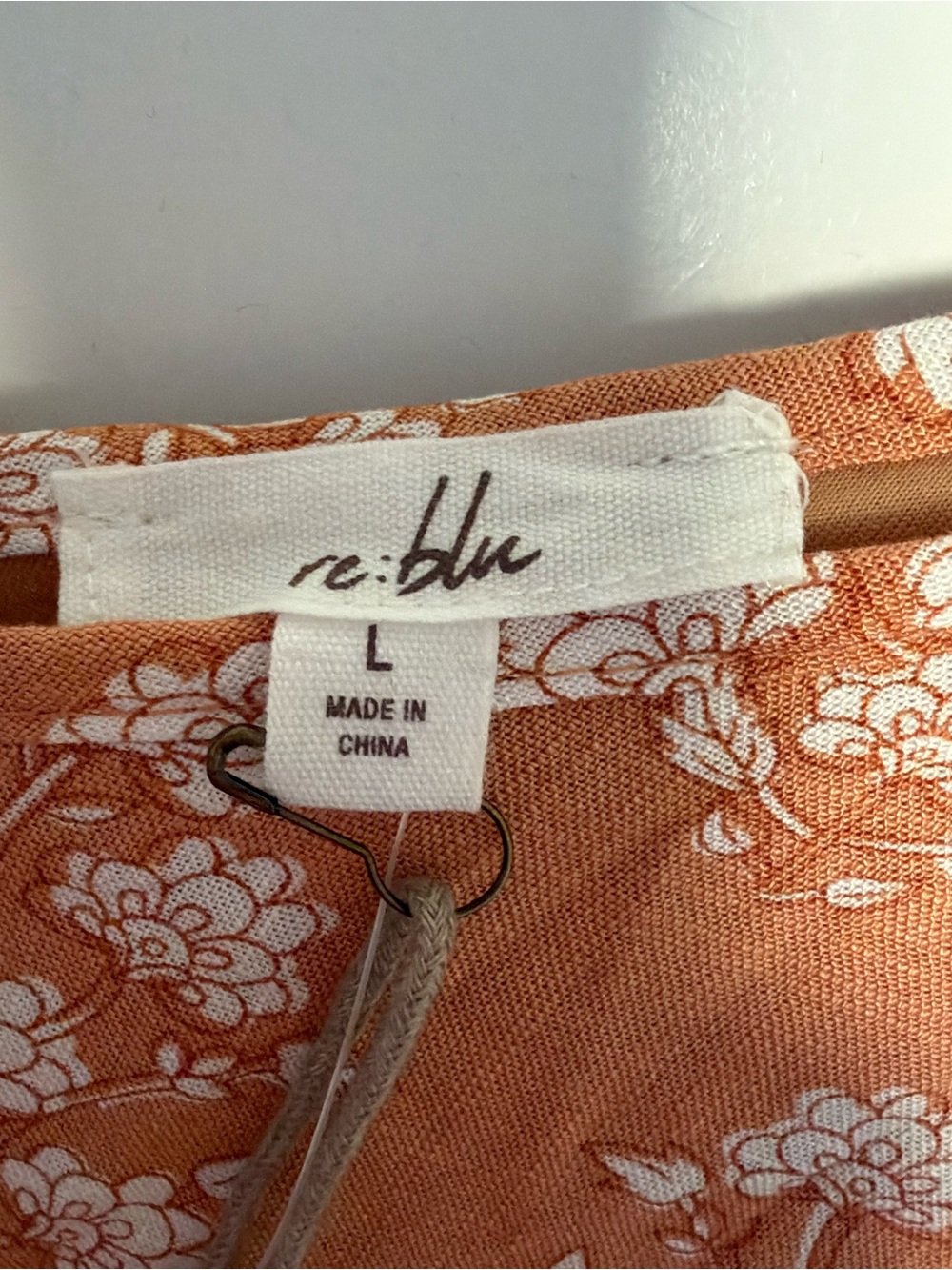 Rust Floral Women’s Shorts - L